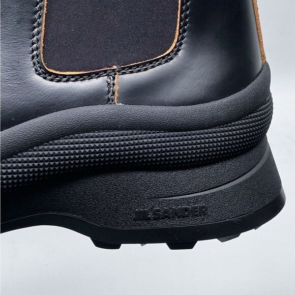 Jil Sander Men’s Leather Ankle Boots size 42/us size 9 - Picture 5 of 14